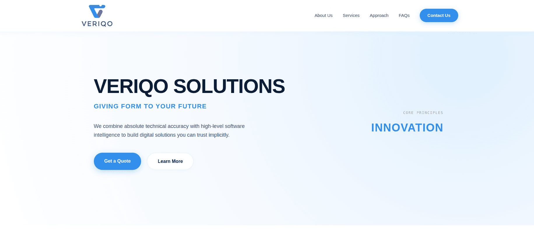 Veriqo.tn - software delivery home page
